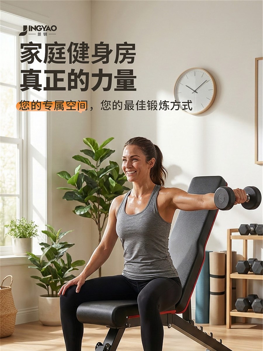 训练凳详情页第一屏海报封面